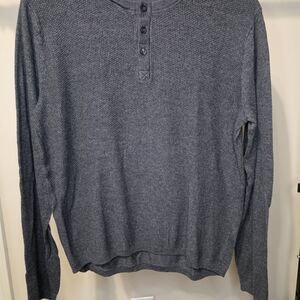 Gray Henley Sweater